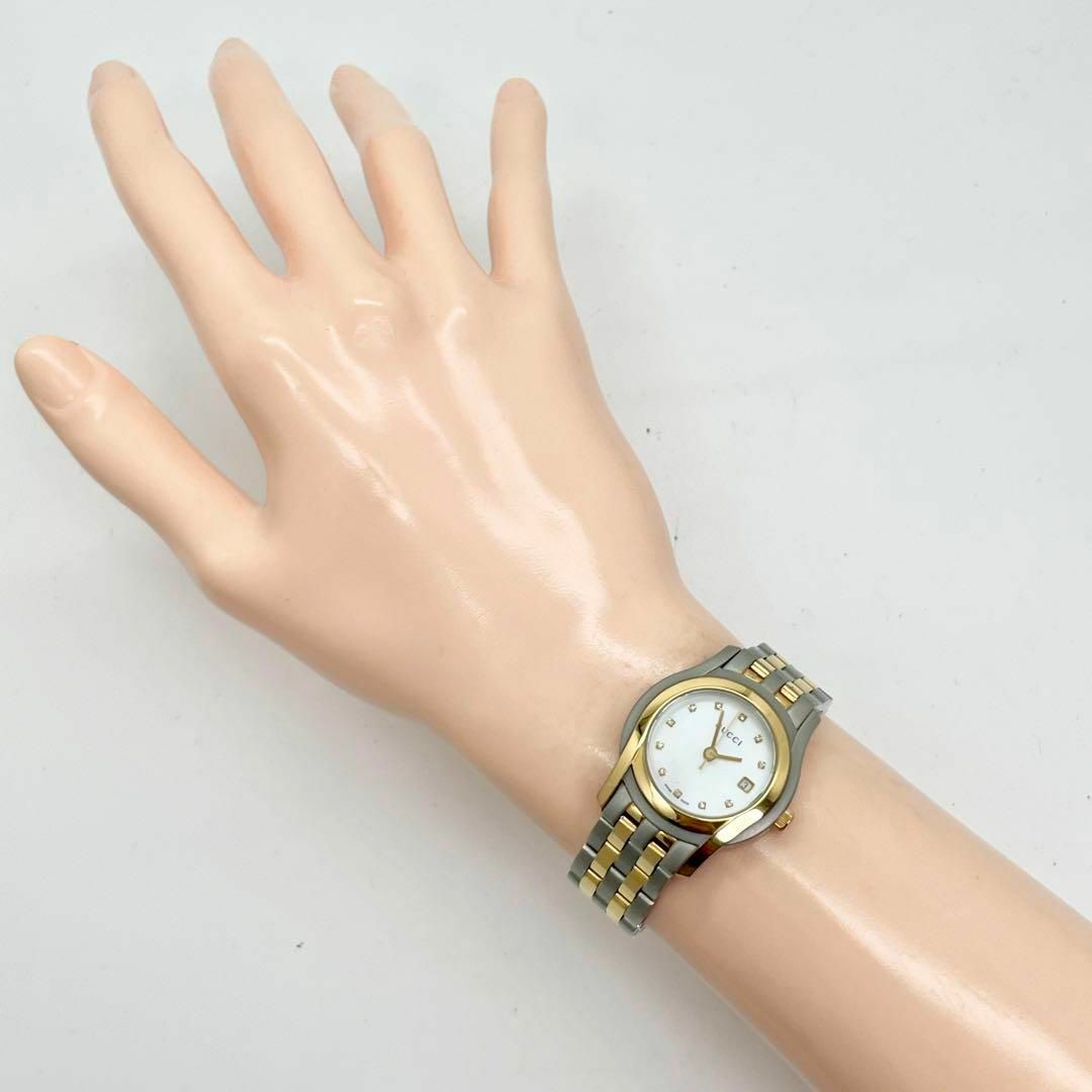 Gucci - 662【美品】GUCCI グッチ時計 レディース腕時計 11Pダイヤ G