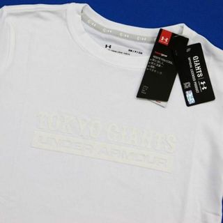 アンダーアーマー(UNDER ARMOUR)の(新品)大人気アンダーアーマー　レディース　ジャイアンツ シャツ　(Tシャツ(半袖/袖なし))