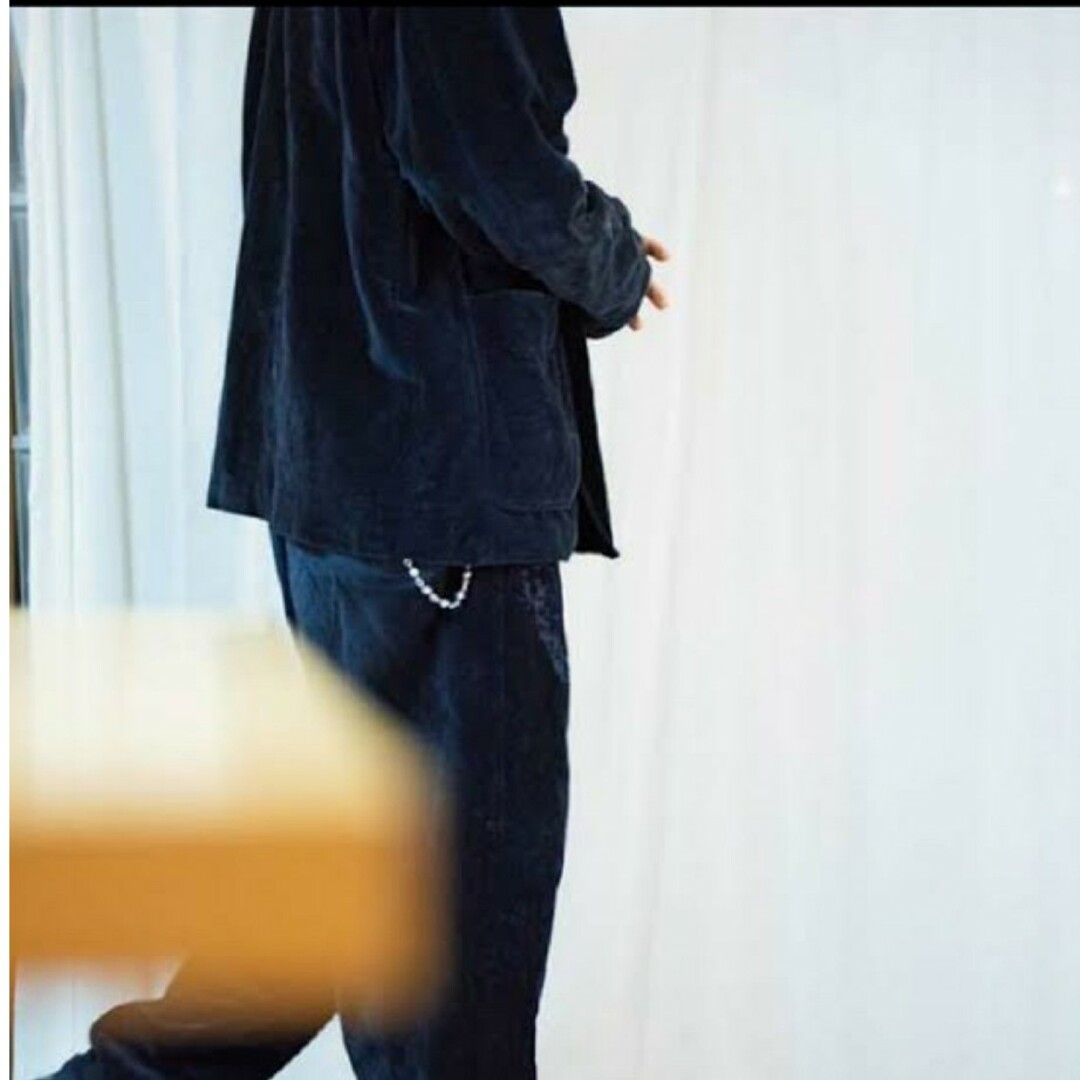 COMOLI(コモリ)のcomoli 20aw　別珍　セットアップ　ネイビー　2 メンズのスーツ(セットアップ)の商品写真