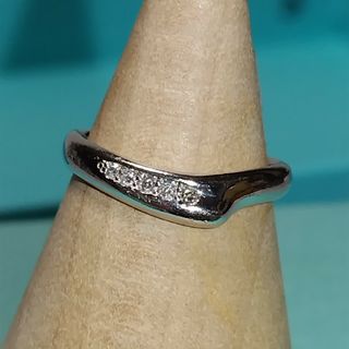 交換無料! Pt950 お値下げ☆Tiffanyティファニー ダイヤ6P ☆ ハート
