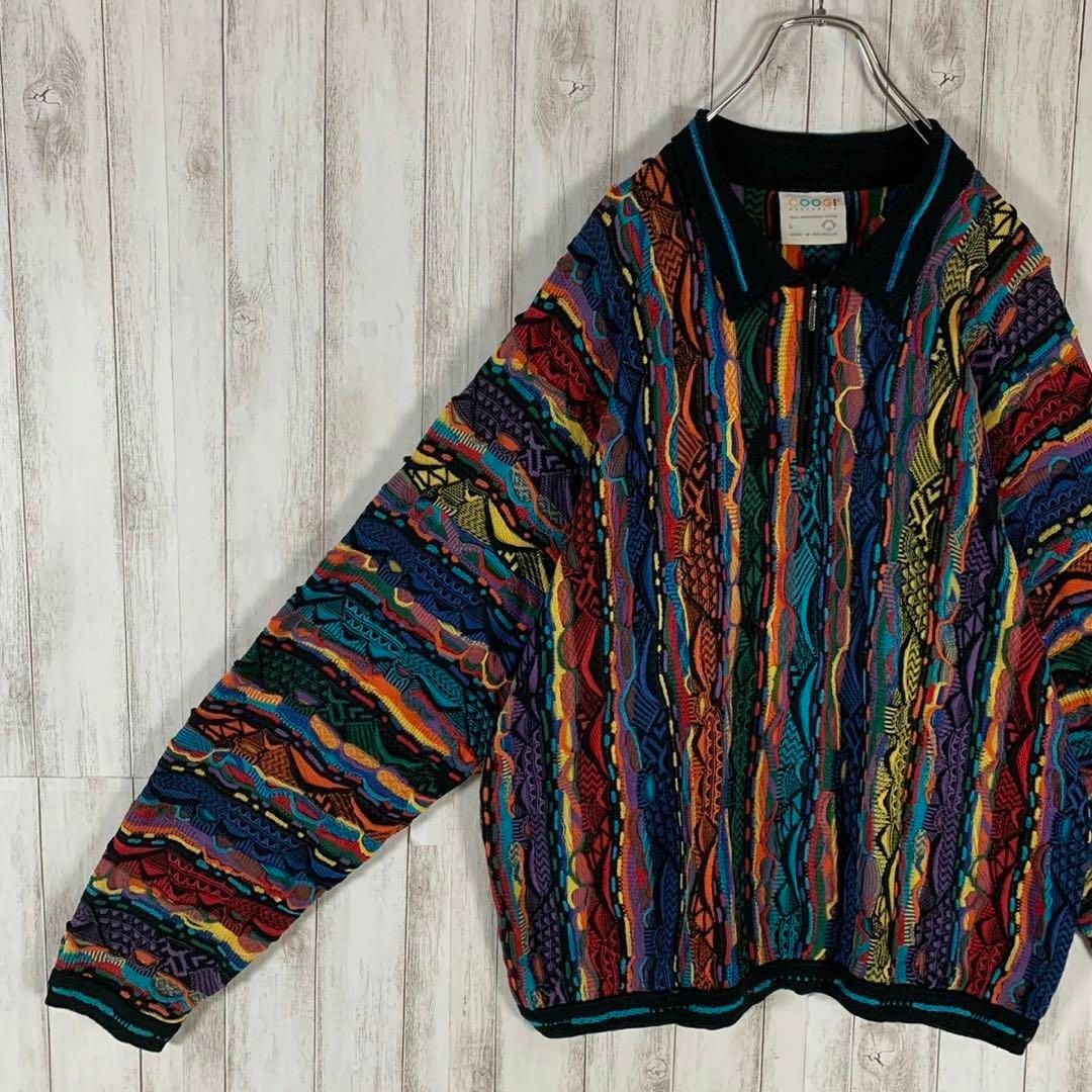 【幻の1点モノ】coogi クージー 立体 編込み 3Dニット 即完売モデル