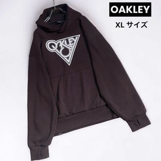 Oakley - OAKLEY 90s 赤タグ スカルロゴ アイコン フードパーカーの