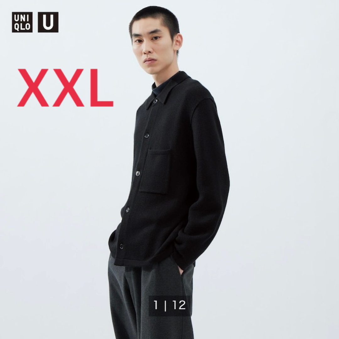 UNIQLO U/ニットオーバーシャツジャケット（長袖）