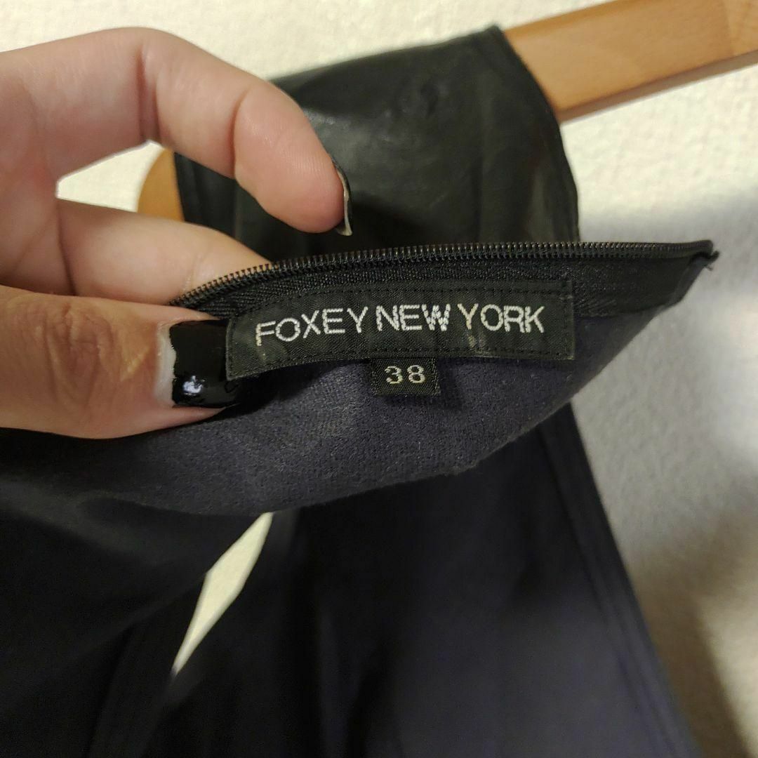 ワンピースfoxey new york38グレー