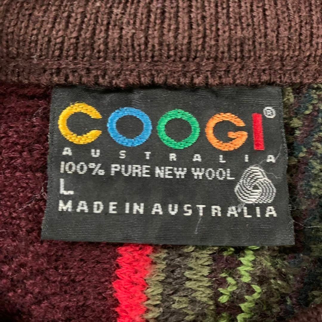 COOGI - 【幻の1点モノ】coogi クージー 立体 編込み 3Dニット 即完売