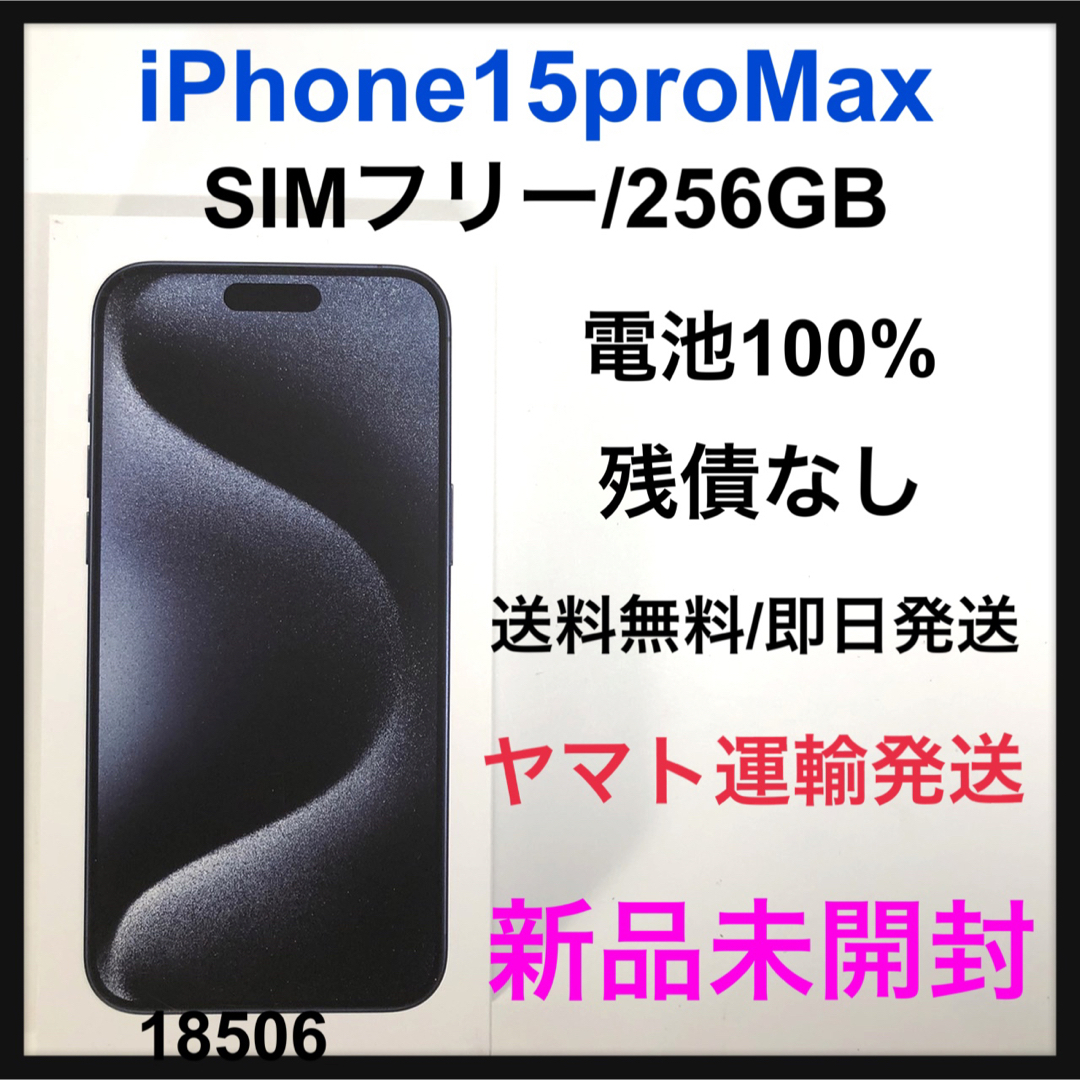 iPhone 15 Pro Max ブルーチタニウム 256 GB SIMフリー - 3