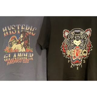 ヒステリックグラマー(HYSTERIC GLAMOUR)の早い者勝ち！ヒステリックグラマー&KENZOTシャツ　2点セット(Tシャツ/カットソー(半袖/袖なし))