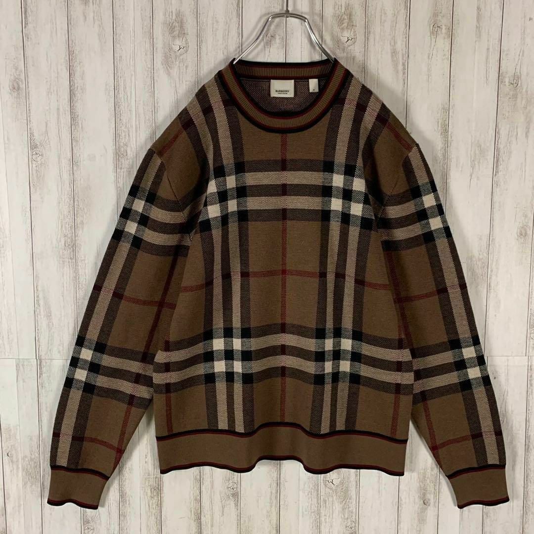【超人気モデル】BURBERRY LONDON ノバチェック ティッシ期 ニット
