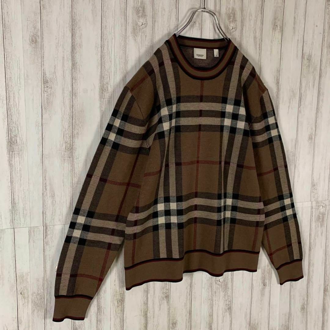 【超人気モデル】BURBERRY LONDON ノバチェック ティッシ期 ニット