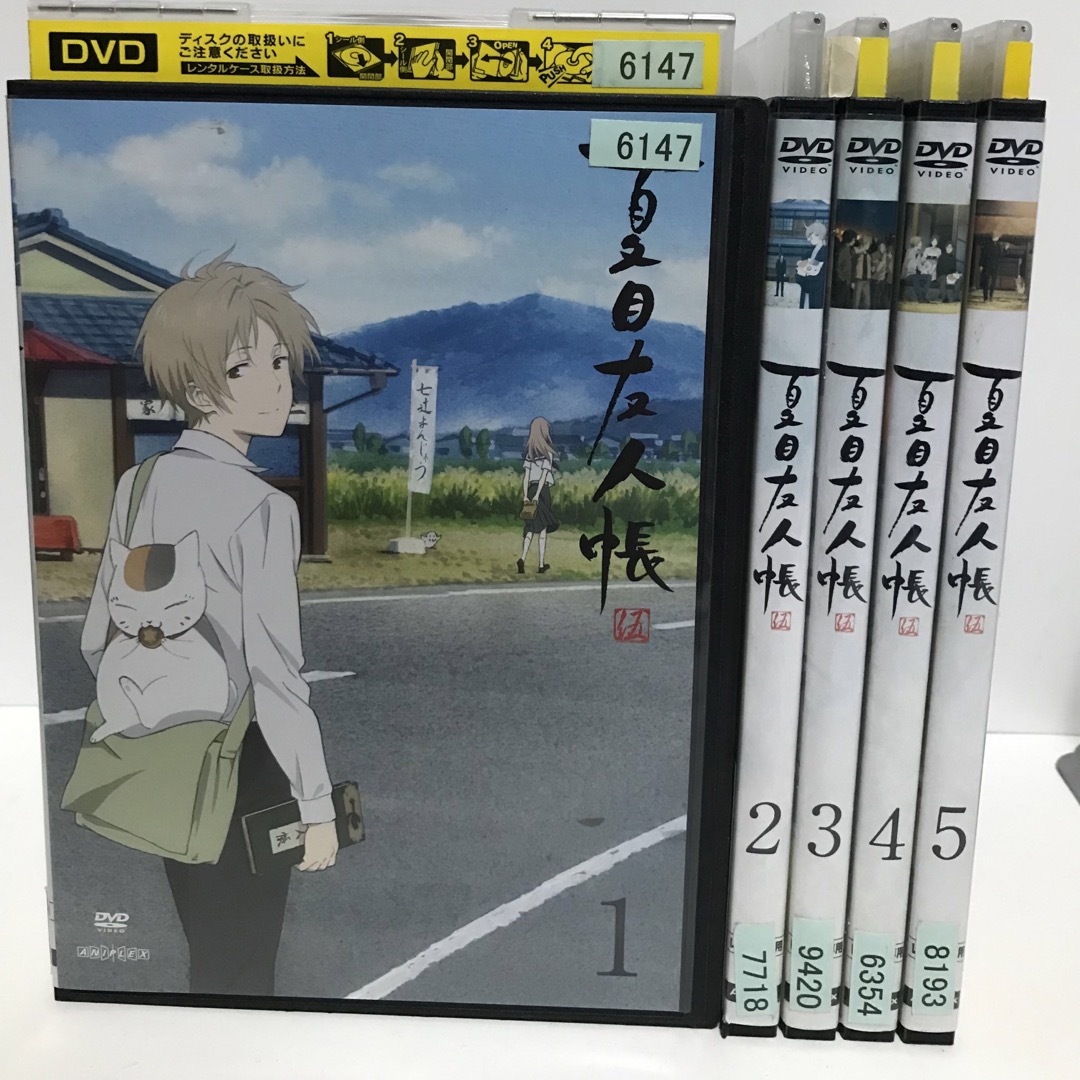 夏目友人帳　１〜６シリーズ　レンタル落ち　ＤＶＤ　全３０巻セット