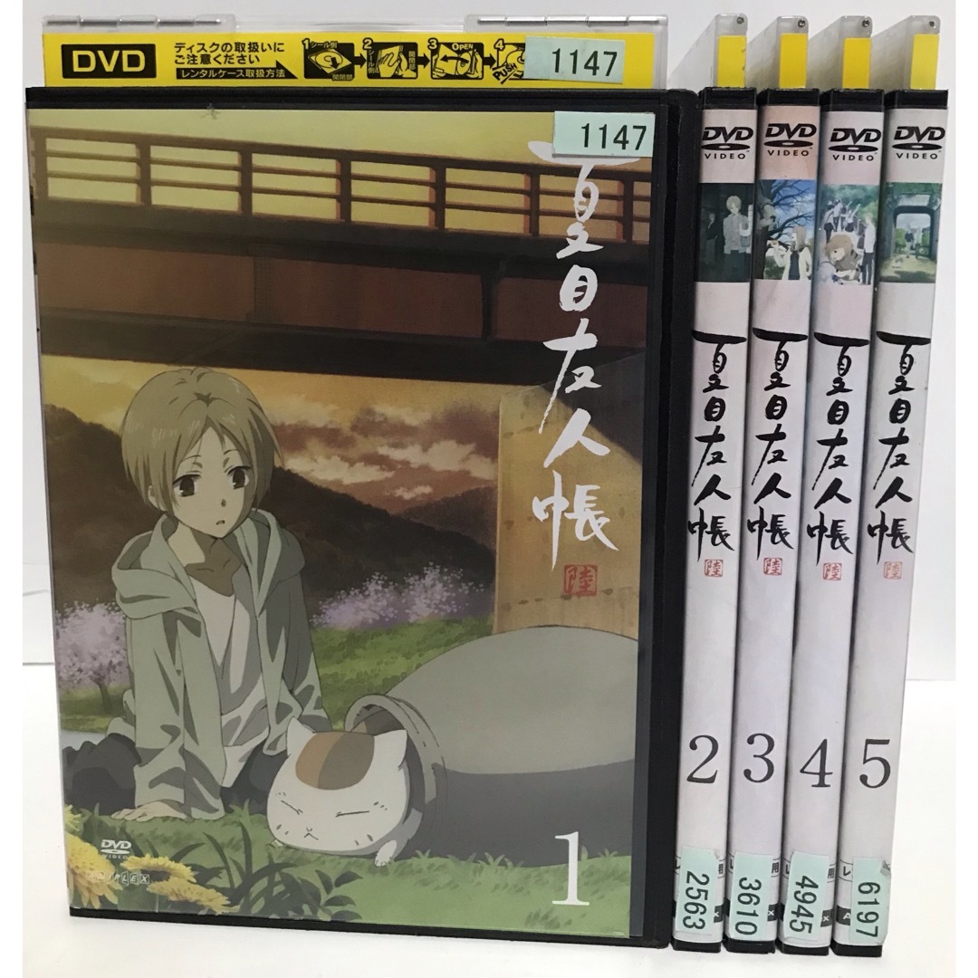 夏目友人帳　１〜６シリーズ　レンタル落ち　ＤＶＤ　全３０巻セット