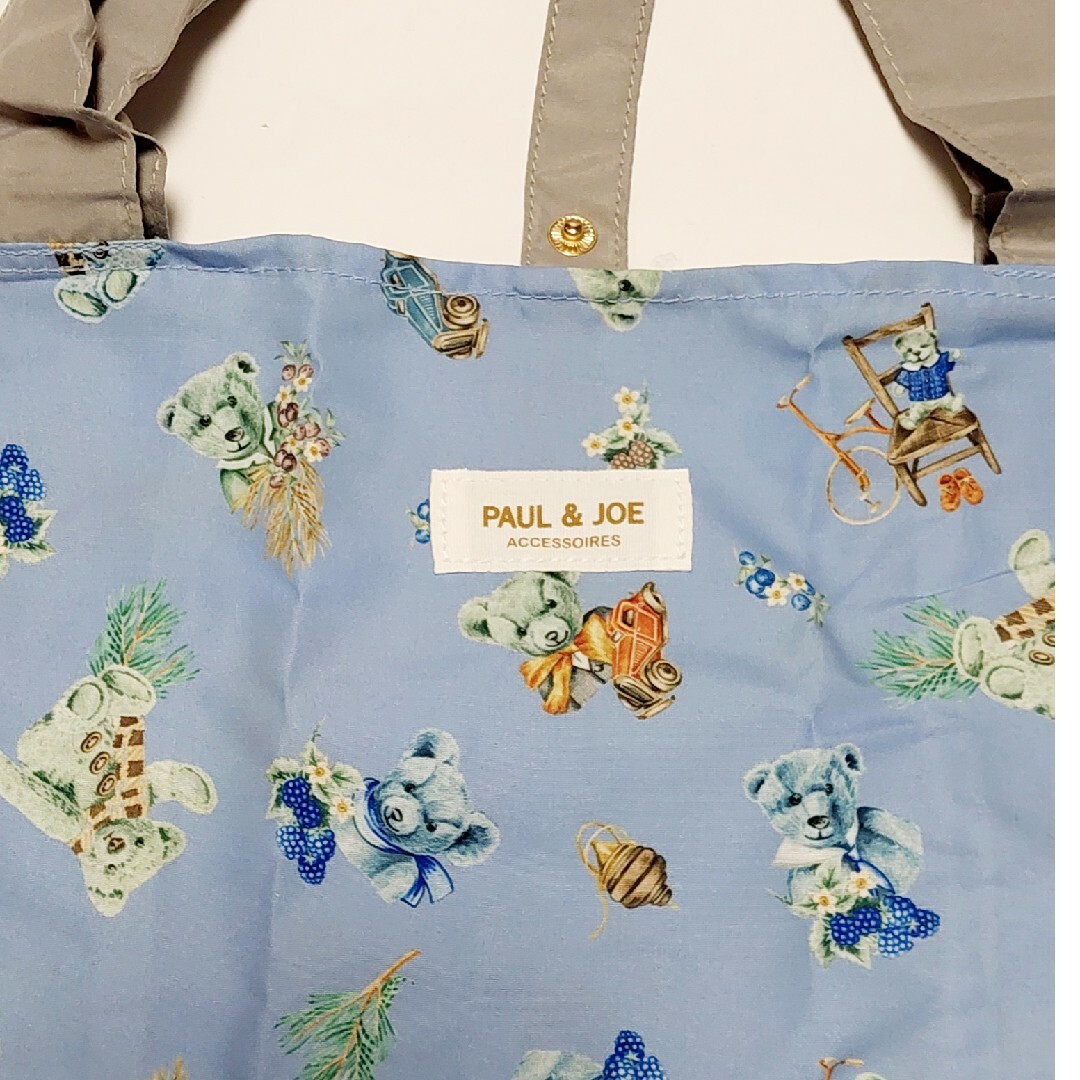 PAUL & JOE(ポールアンドジョー)の新品　PAUL & JOE　ポール&ジョー　エコバッグ　テディベア レディースのバッグ(エコバッグ)の商品写真