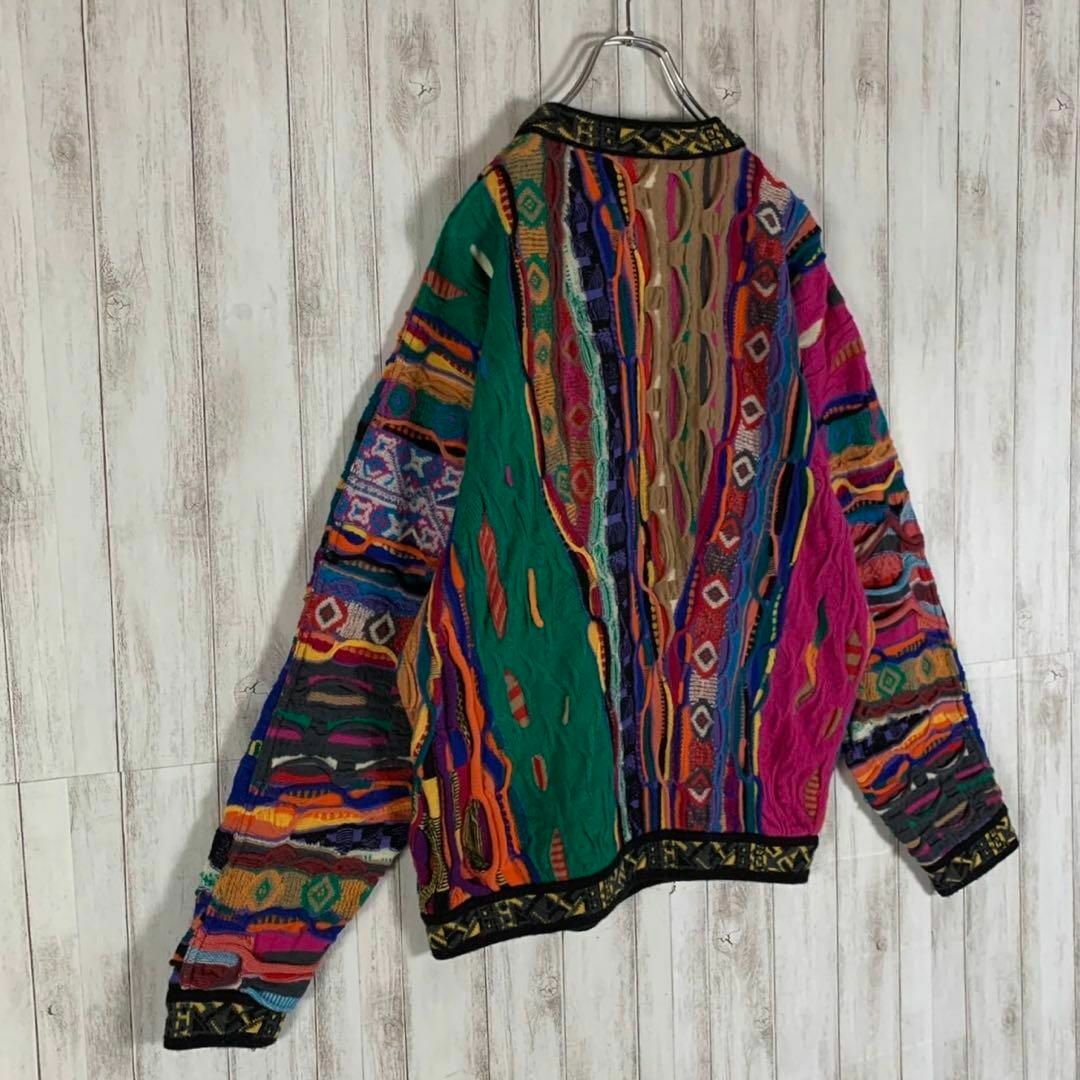 【幻の1点モノ】coogi クージー 立体 編込み 3Dニット 即完売モデル 7