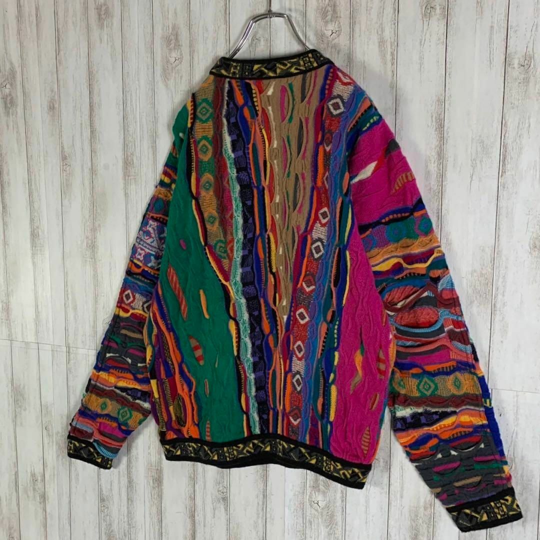 【幻の1点モノ】coogi クージー 立体 編込み 3Dニット 即完売モデル 8