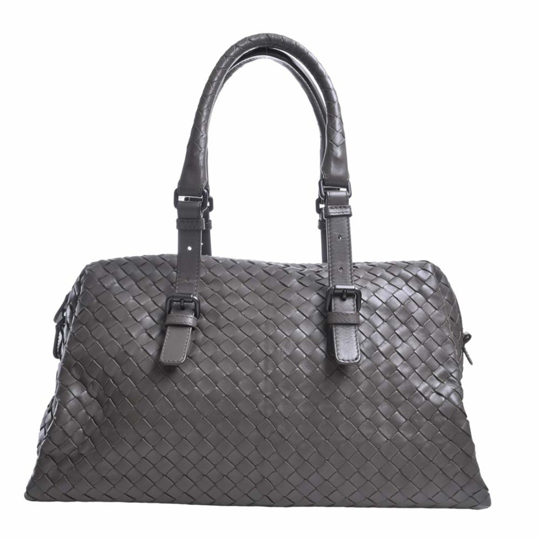 Bottega Veneta ボッテガヴェネタ イントレチャート レザー トートバッグ - グレー byバッグ