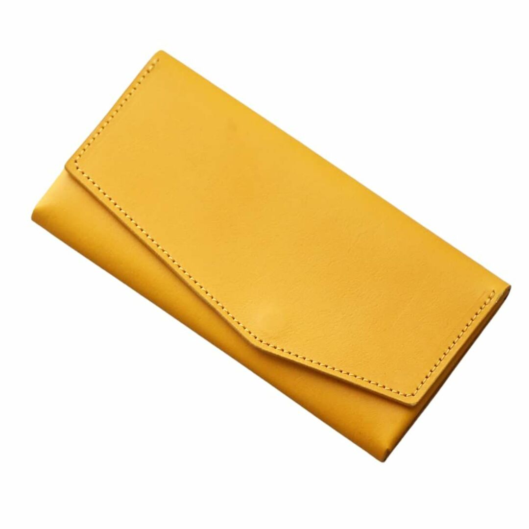 【色: Yellow】statusy il modo イルモード 日本製の本革長バッグ