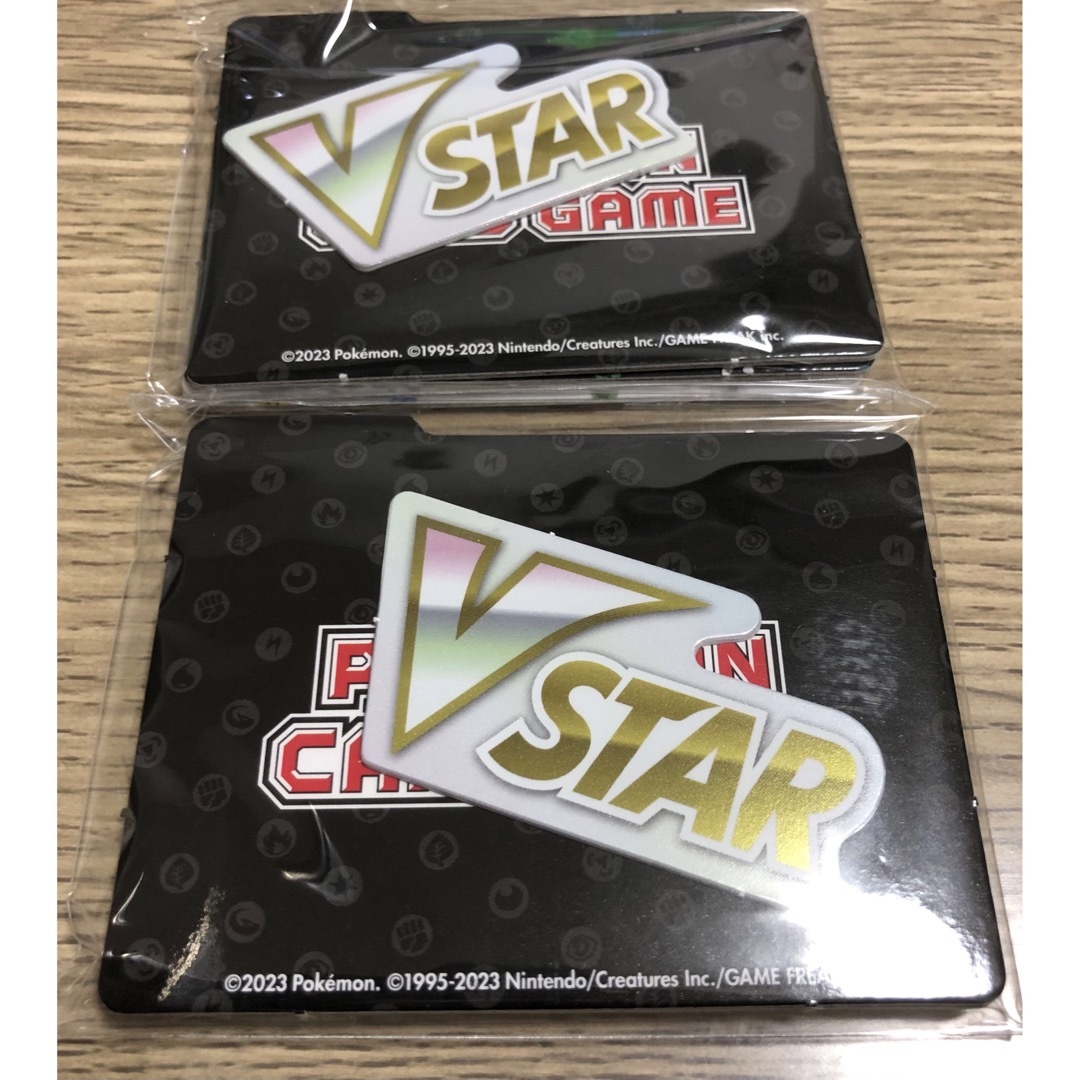 ポケモン(ポケモン)のポケモンカードゲーム　VSTARマーカー二つ エンタメ/ホビーのトレーディングカード(カードサプライ/アクセサリ)の商品写真