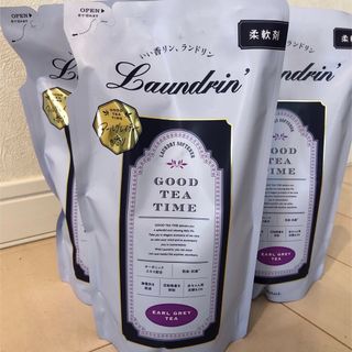 ランドリン(Laundrin')のランドリン 柔軟剤 アールグレイティーの香り 詰め替え 480ml×3本セット(洗剤/柔軟剤)