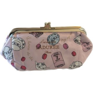 ラデュレ(LADUREE)の新品♡ピンク♡がま口 ポーチ♡マカロン ティータイム(ポーチ)