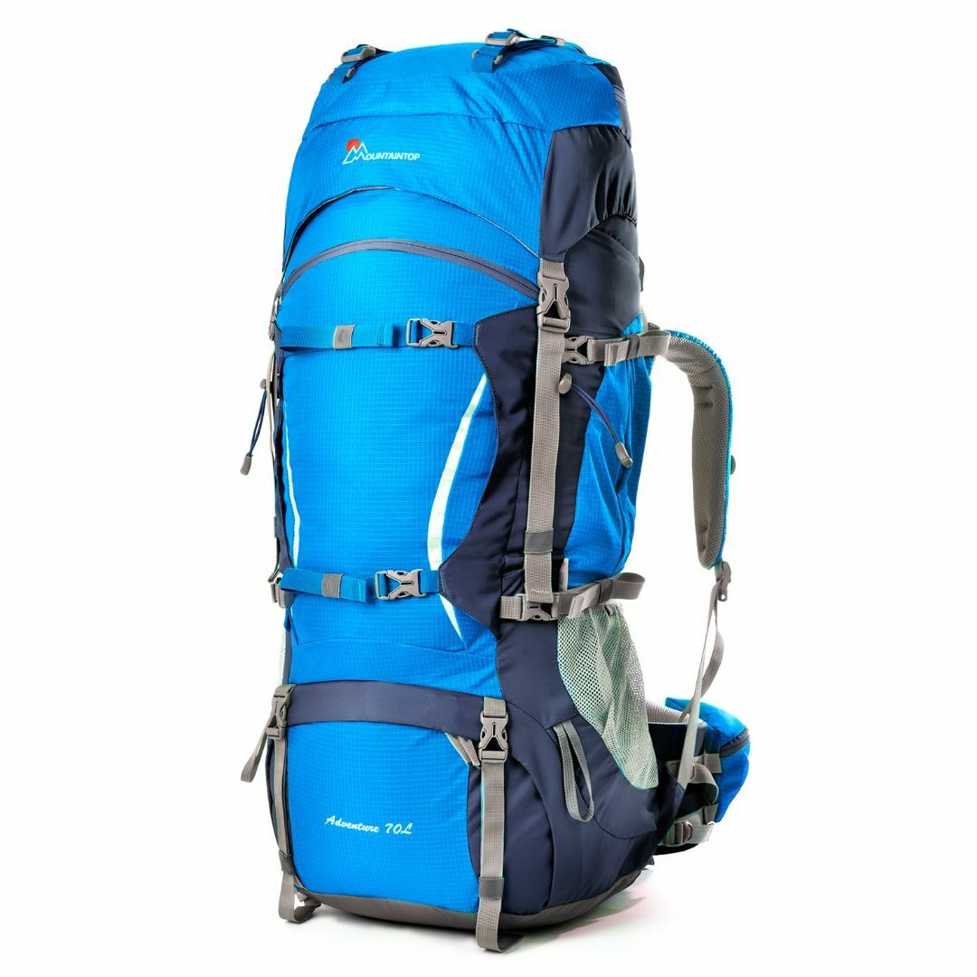 【色: A - ブルー (70L)】Mountaintop 70L 登山バッグ