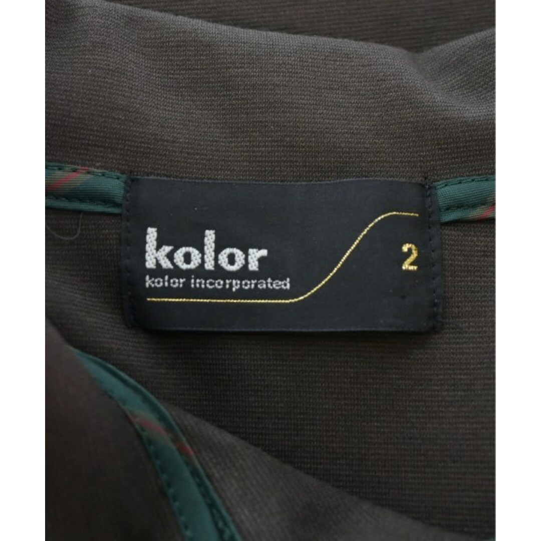 国内正規品通販 kolor カラー Tシャツ・カットソー 2(M位) 茶 【古着