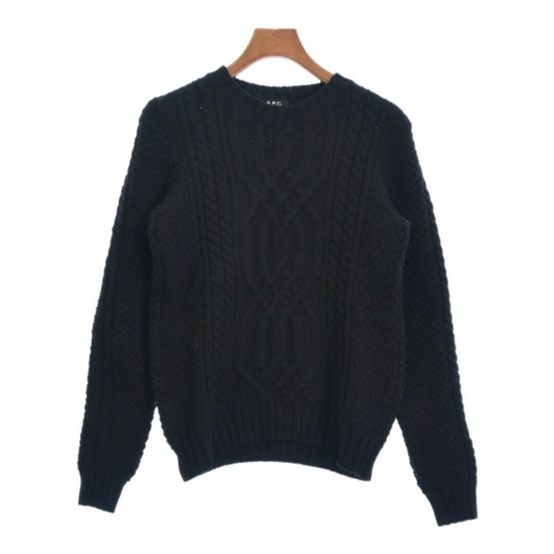 A.P.C. アーペーセー ニット・セーター XS 黒 【古着】【中古】の通販