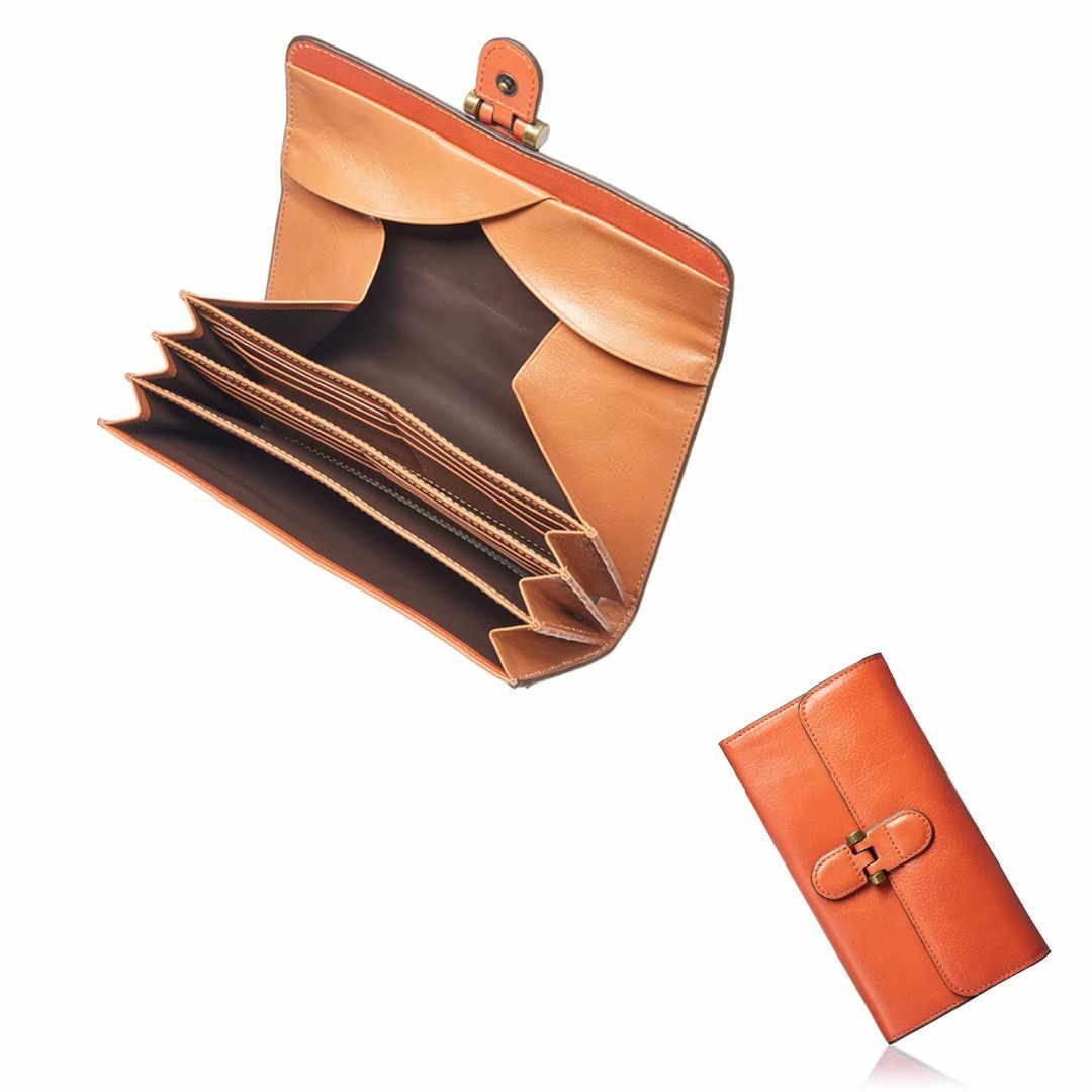 【色: Orange】HENLY COAT 下町のお 財布 屋さんが作った 見や