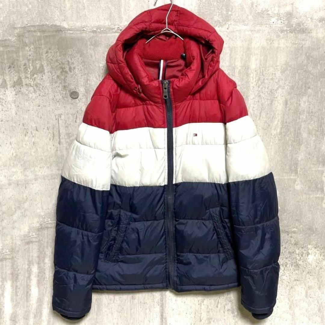 TOMMY HILFIGER 中綿 メンズダウンジャケット トリコロール M-