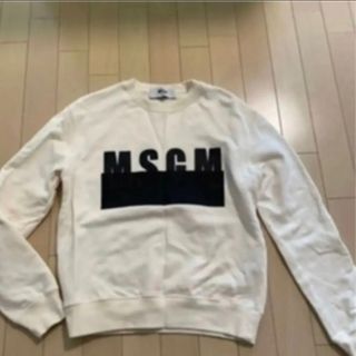 【即日発送】セール‼️美品❗️MSGM スウェット　ロゴ　トレーナー