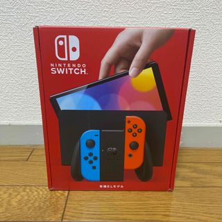 ニンテンドウ(任天堂)のNintendo Switch(有機ELモデル) ネオンレッド(家庭用ゲーム機本体)