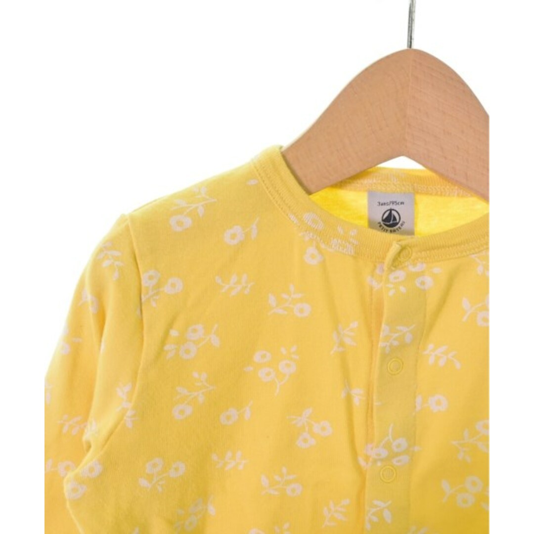 PETIT BATEAU(プチバトー)のPETIT BATEAU プチバトー Tシャツ・カットソー 95cm 黄(花柄) 【古着】【中古】 キッズ/ベビー/マタニティのキッズ服女の子用(90cm~)(Tシャツ/カットソー)の商品写真