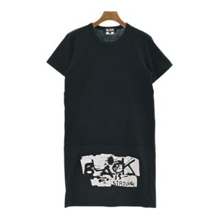 ブラックコムデギャルソン(BLACK COMME des GARCONS)のBLACK COMME des GARCONS ワンピース L 黒 【古着】【中古】(ひざ丈ワンピース)