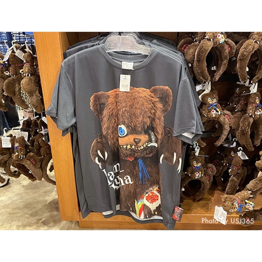 USJ ハミクマTシャツ　ポーチ付きキャラメル エンタメ/ホビーのおもちゃ/ぬいぐるみ(キャラクターグッズ)の商品写真