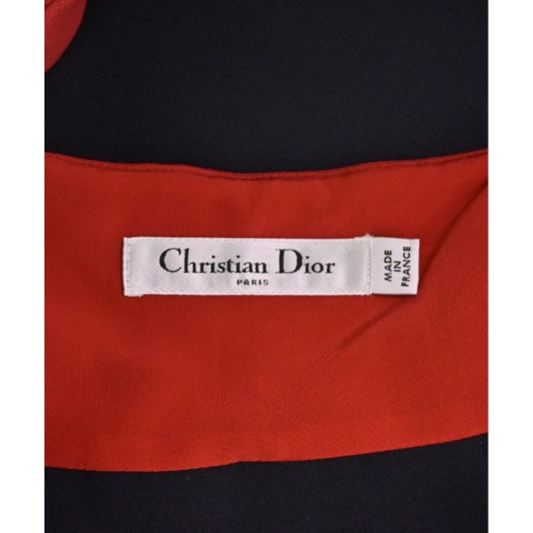 Christian Dior(クリスチャンディオール)のChristian Dior ワンピース 36(M位) 紺 【古着】【中古】 レディースのワンピース(ひざ丈ワンピース)の商品写真