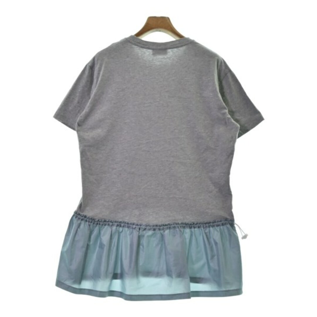 RED VALENTINO - RED VALENTINO Tシャツ・カットソー XS グレーx水色