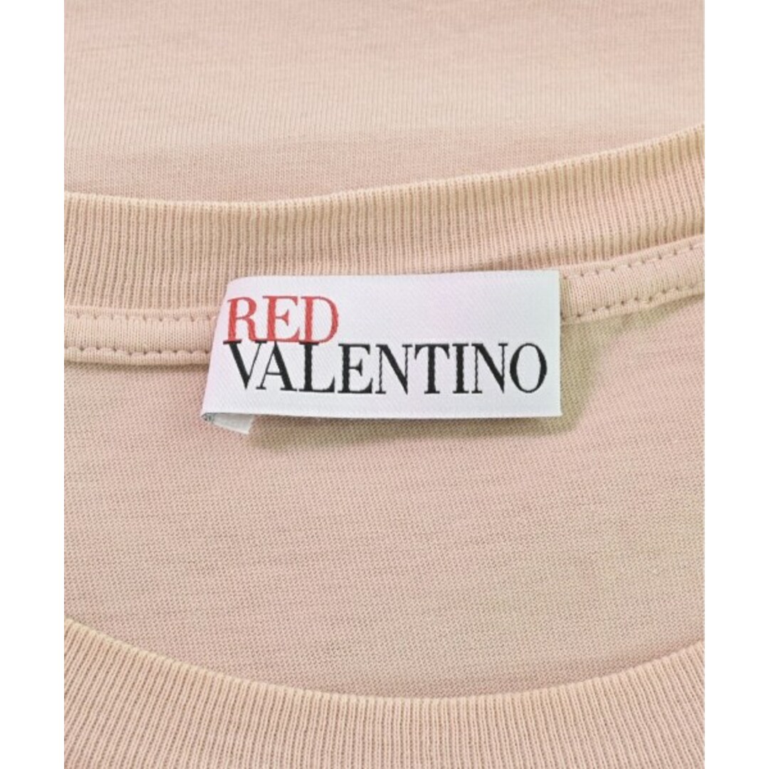 RED VALENTINO(レッドヴァレンティノ)のRED VALENTINO Tシャツ・カットソー S ピンクベージュ 【古着】【中古】 レディースのトップス(カットソー(半袖/袖なし))の商品写真