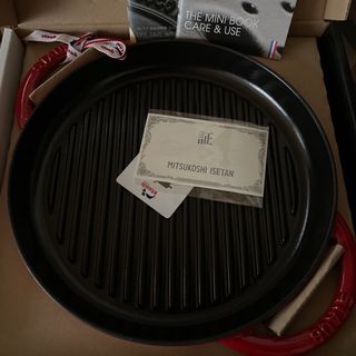 ストウブ(STAUB)の★新品★STAUB　ストウブ　ピュアグリル　ラウンド　チェリー26cm(鍋/フライパン)