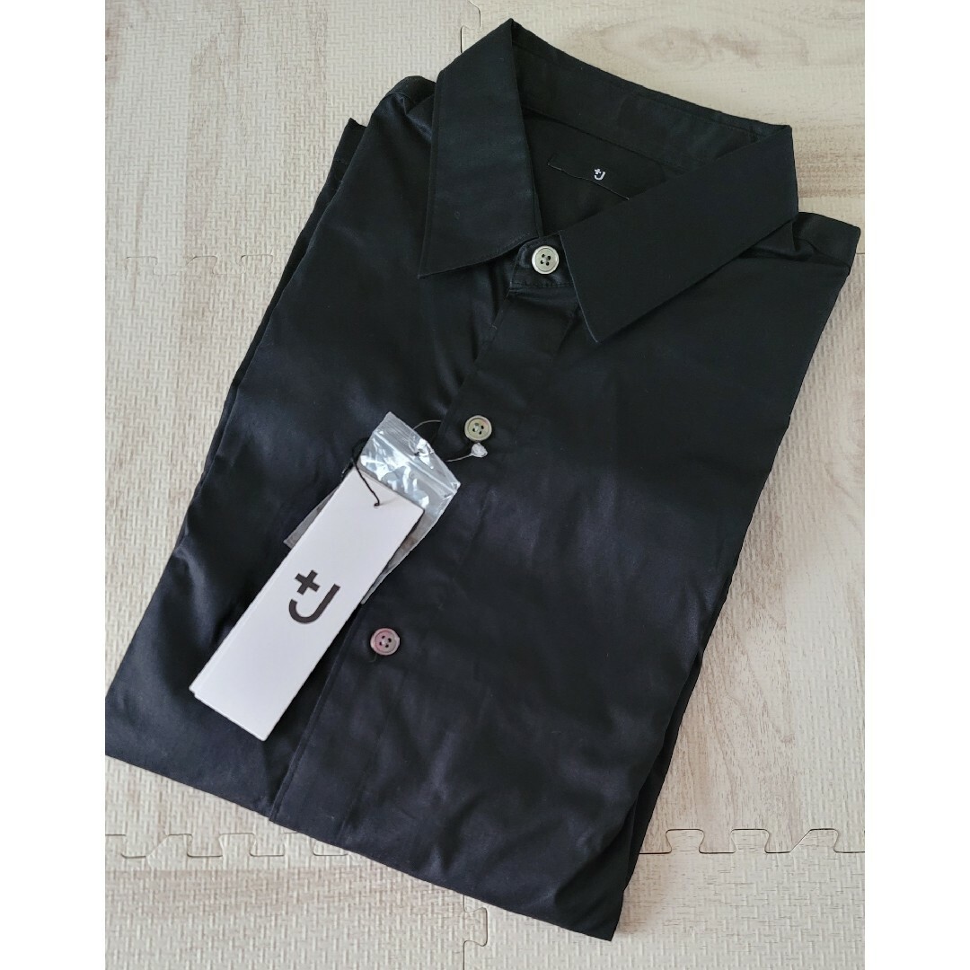 UNIQLO(ユニクロ)の新品未使用 +J 2021AW オーバーサイズシャツブルゾン ブラック M メンズのトップス(シャツ)の商品写真