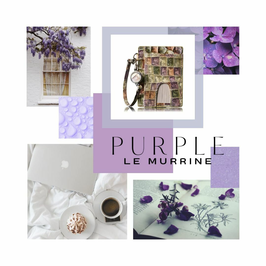 【色: Purple】VOICE イタリア LIFE 社製 LE MURRINE