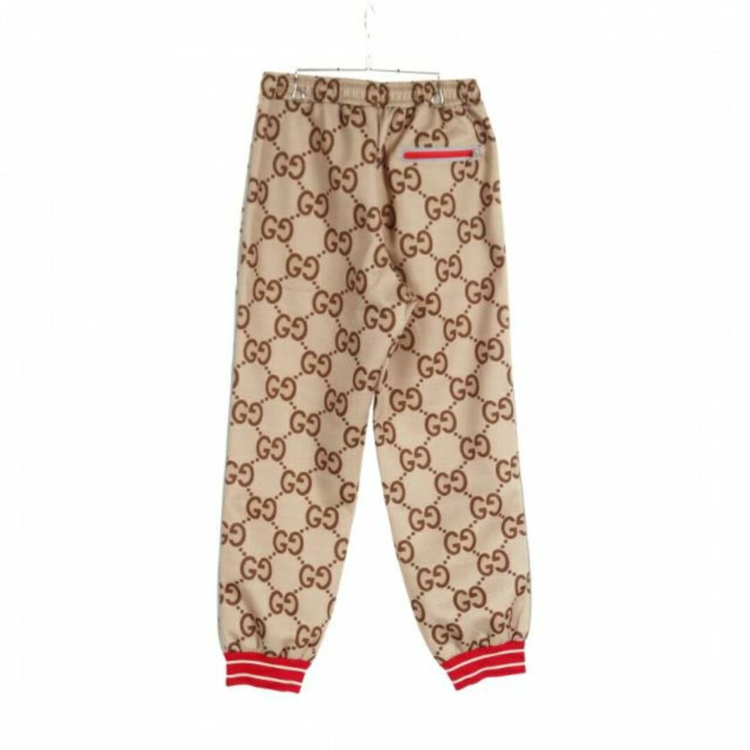 Gucci(グッチ)のジャンボGG トラックパンツ ジョガーパンツ ライトブラウン レッド メンズのパンツ(その他)の商品写真