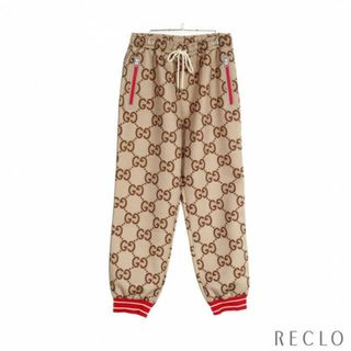 グッチ(Gucci)のジャンボGG トラックパンツ ジョガーパンツ ライトブラウン レッド(その他)