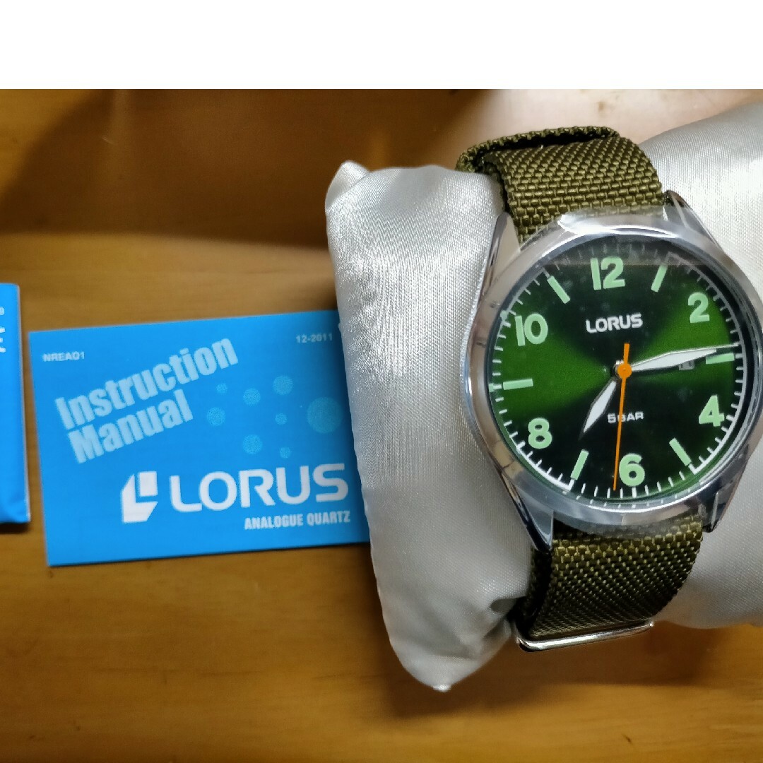 SEIKO(セイコー)の処分価格!!セイコーローラス  ミリタリー  デイトクォーツ モスグリーン メンズの時計(腕時計(アナログ))の商品写真