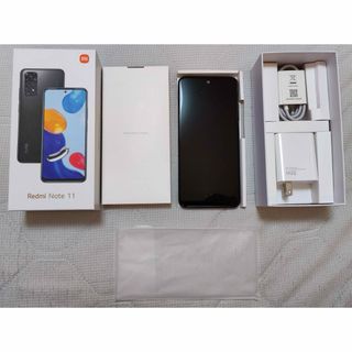 シャオミ(Xiaomi)の◇新品同様品◇ フルセット Redmi note 11 SIMフリー 動作確認済(スマートフォン本体)