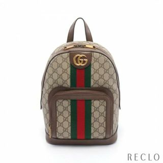 グッチ(Gucci)のオフィディア GGスプリーム バックパック リュックサック PVC レザー ベージュ マルチカラー(リュック/バックパック)