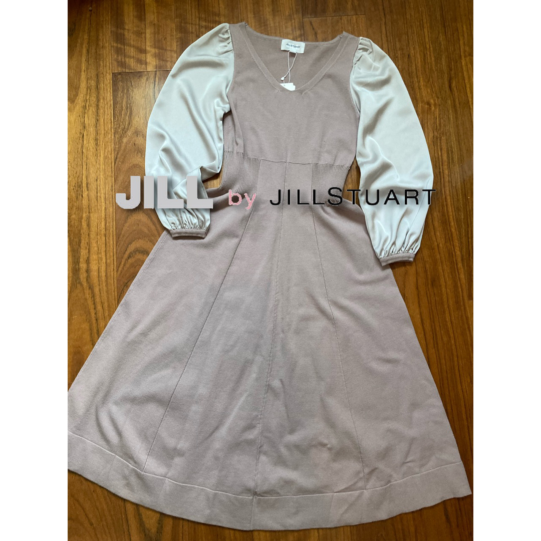 【新品タグ付】JILLSTUART ジルスチュアート 長袖ワンピース S,M