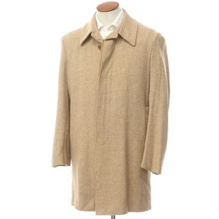 【中古】サルトリア パルテノペア Sartoria Partenopea リネンウール アルパカ ステンカラーコート ベージュ【サイズ46】【メンズ】(ステンカラーコート)