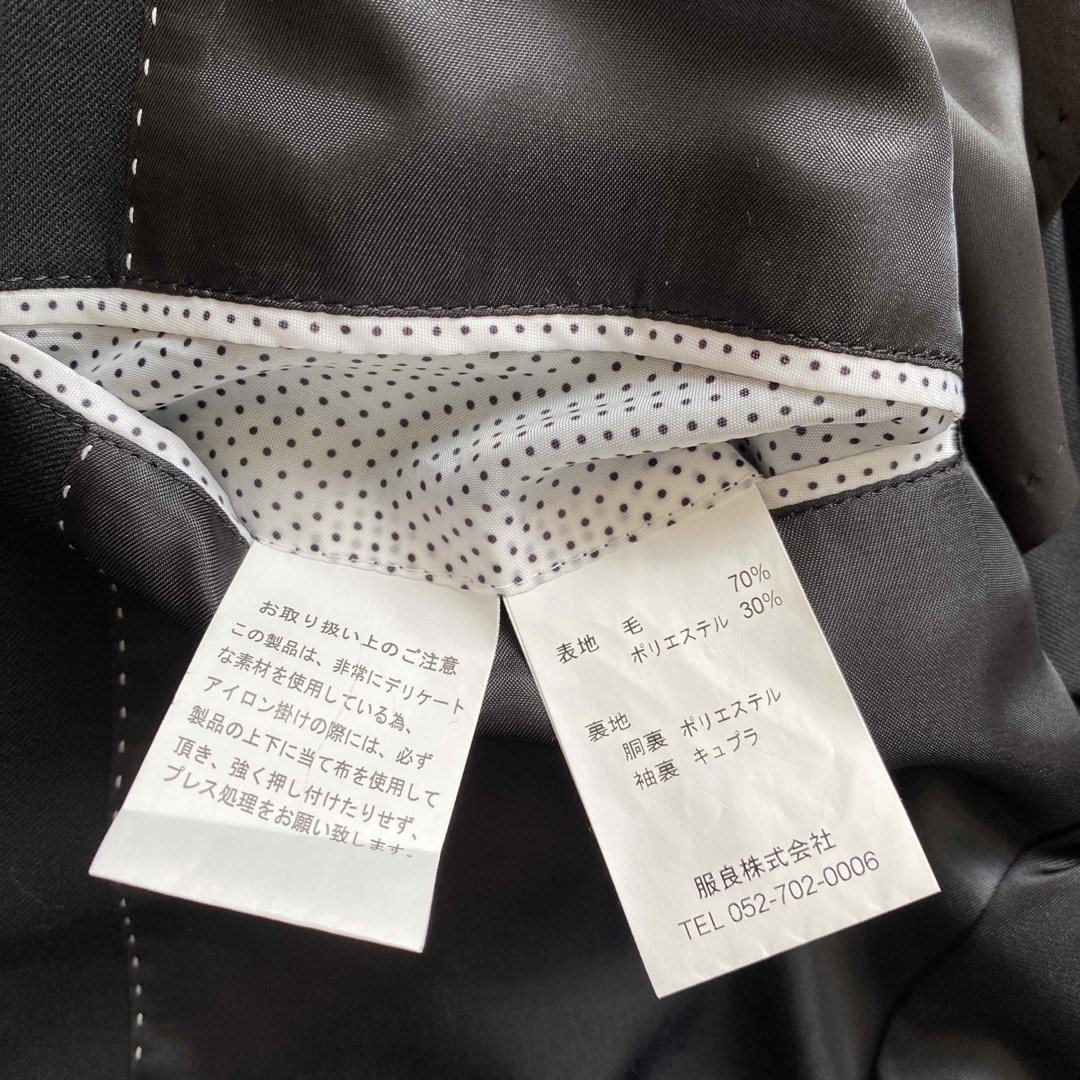 【ほぼ未使用】黒リクルートスーツ パンツ２本 4