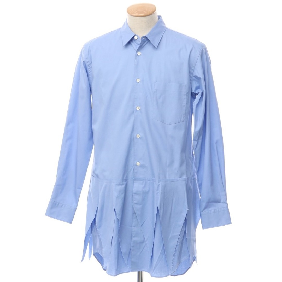 【中古】コムデギャルソンオムプリュス COMME des GARCONS HOMME PLUS 2023年春夏 ロングシャツ  ライトブルー【サイズS】【メンズ】 | フリマアプリ ラクマ