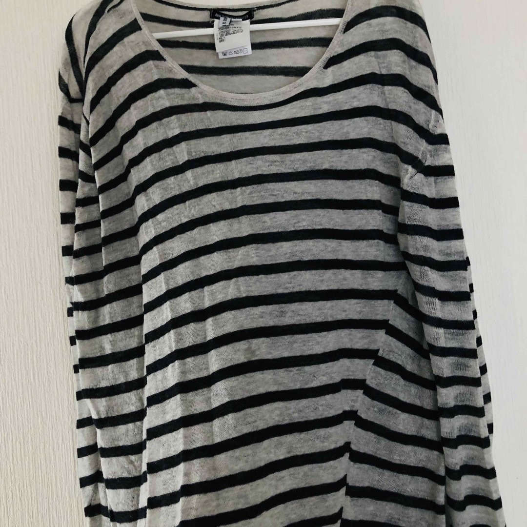 Ann Demeulemeester(アンドゥムルメステール)のANN DEMEULEMEESTER boarder long sleeve メンズのトップス(Tシャツ/カットソー(七分/長袖))の商品写真