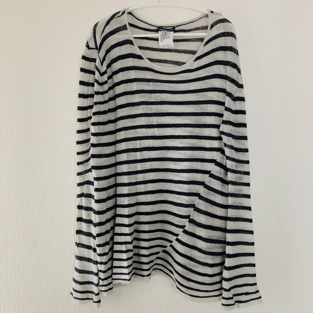 Ann Demeulemeester(アンドゥムルメステール)のANN DEMEULEMEESTER boarder long sleeve メンズのトップス(Tシャツ/カットソー(七分/長袖))の商品写真